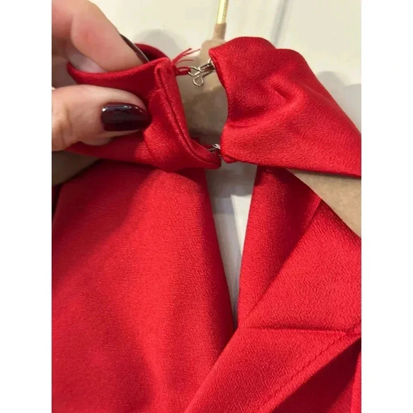 Women's Gianni Bini Red Mini Dress Size 0 - Picture 8 of 9